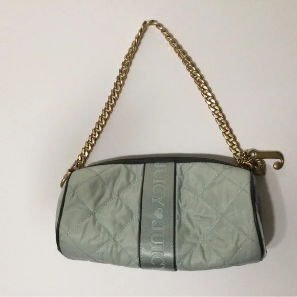 Juicy Couture Quilted Green Shoulder Bag - Picture 1 of 13